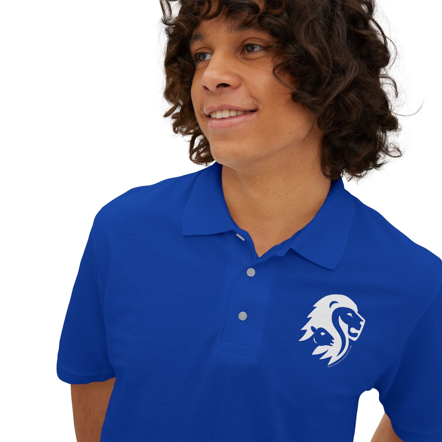 Creation Care Church symbol - Men's Piqué Polo