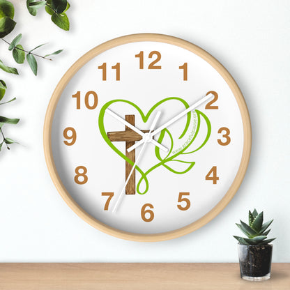 Christian Vegan - Wall Clock