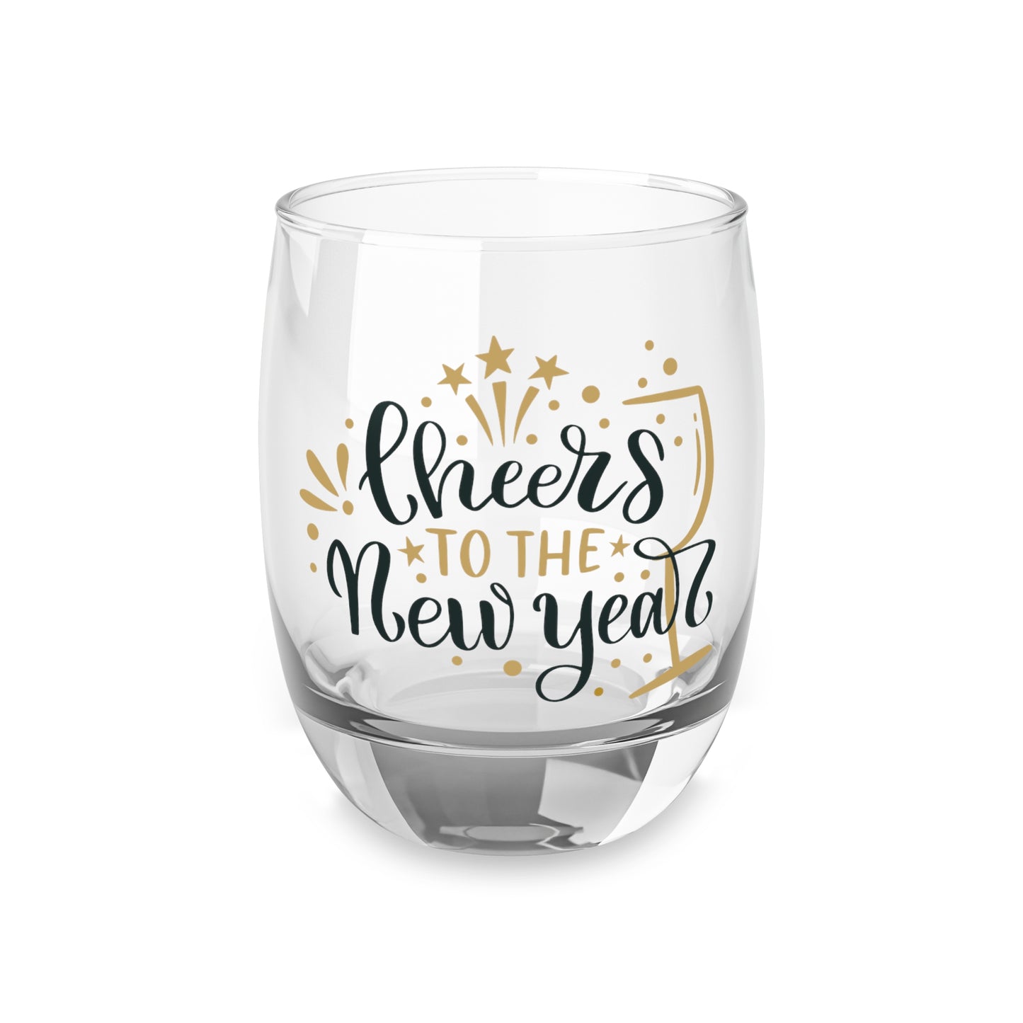 Cheers to the New Year - Whiskey Glass