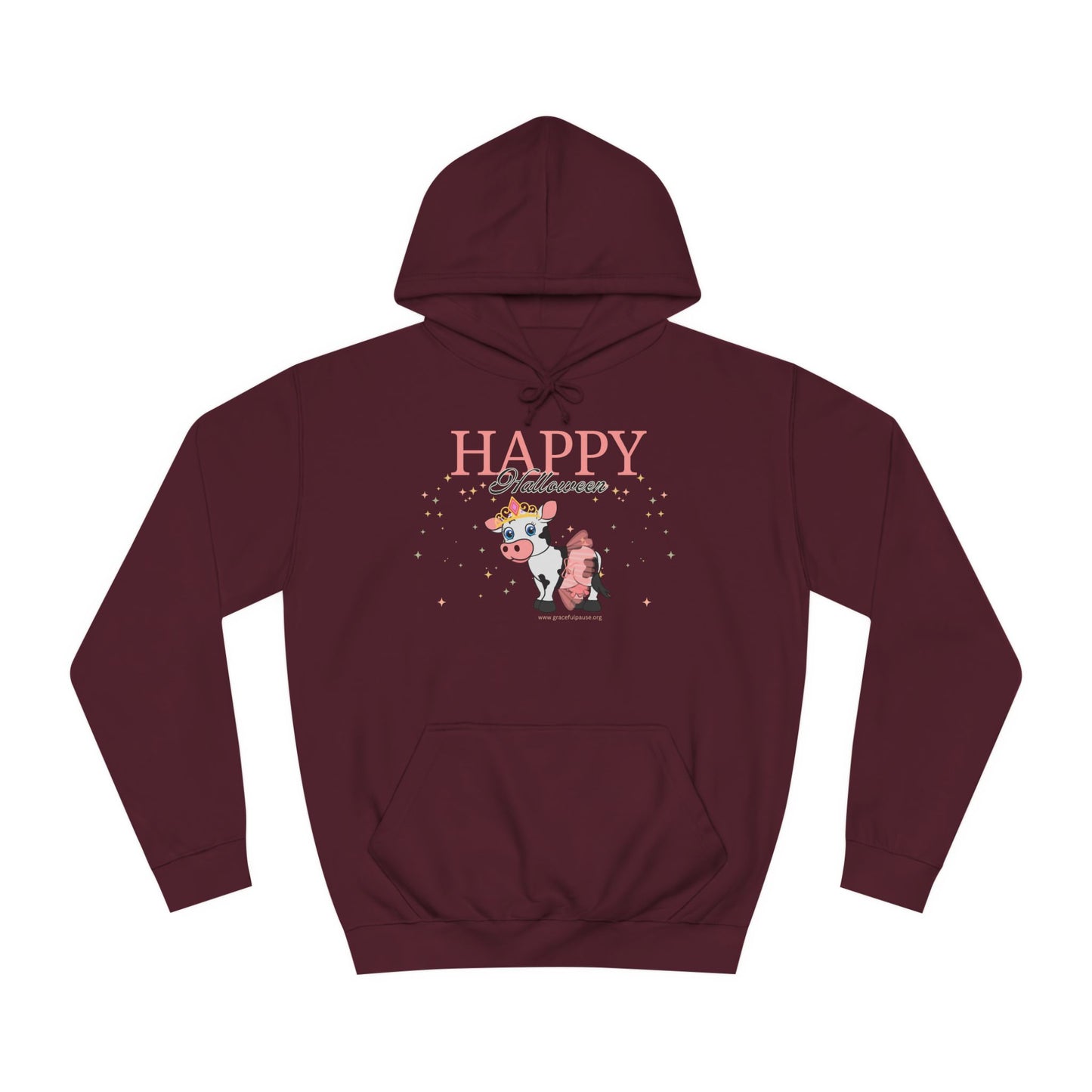 Happy Halloween - Cow - Unisex College Hoodie