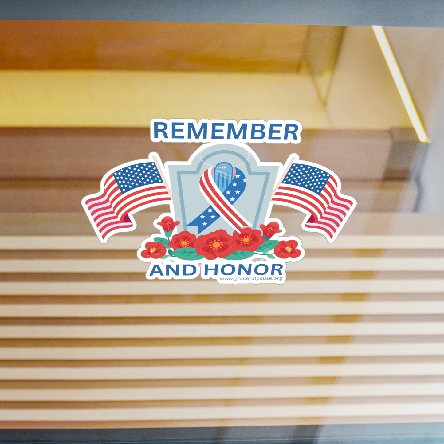 Remember and Honor - Kiss-Cut Vinyl Decals