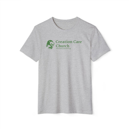 Creation Care Church Green Logo - Unisex Recycled Organic T-Shirt