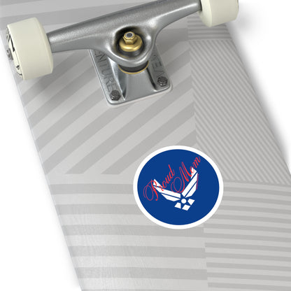 Proud Mom - Air Force - Round Stickers, Indoor\Outdoor