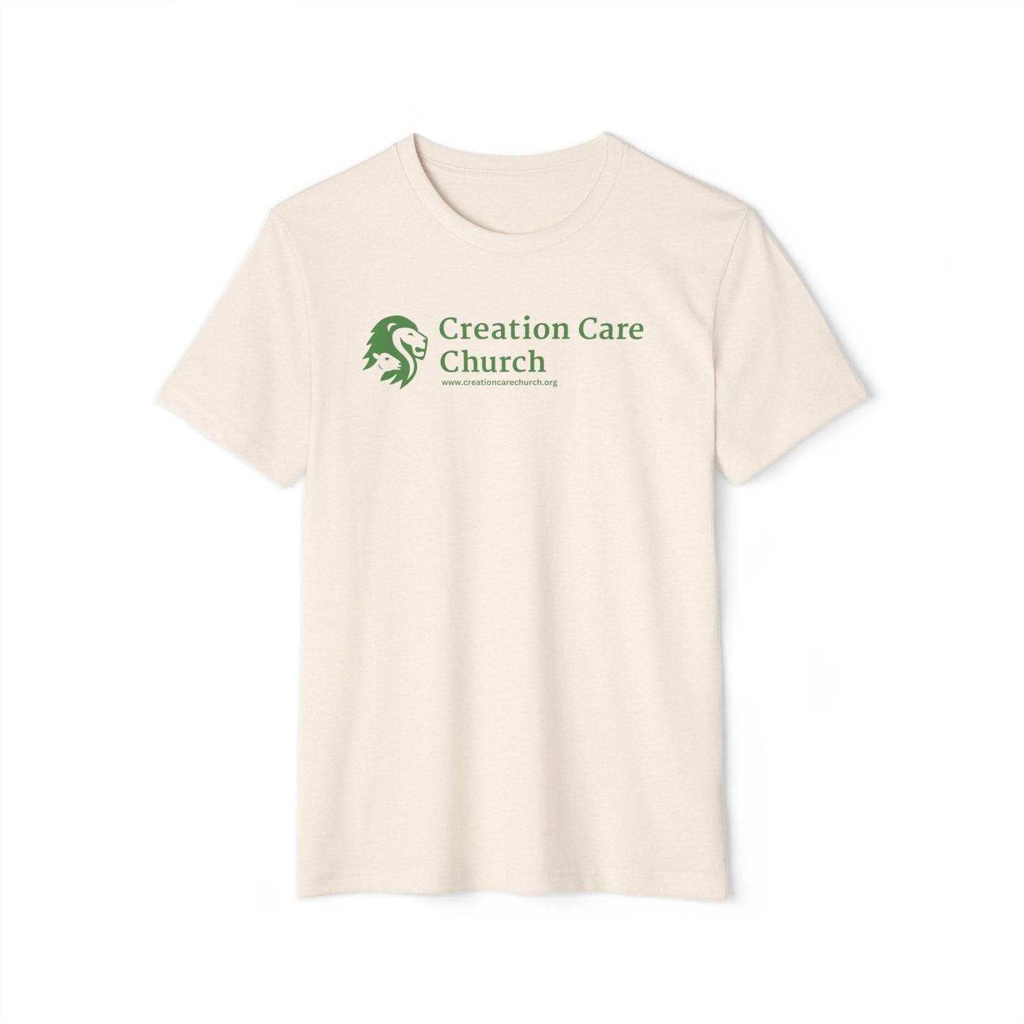 Creation Care Church Green Logo - Unisex Recycled Organic T-Shirt