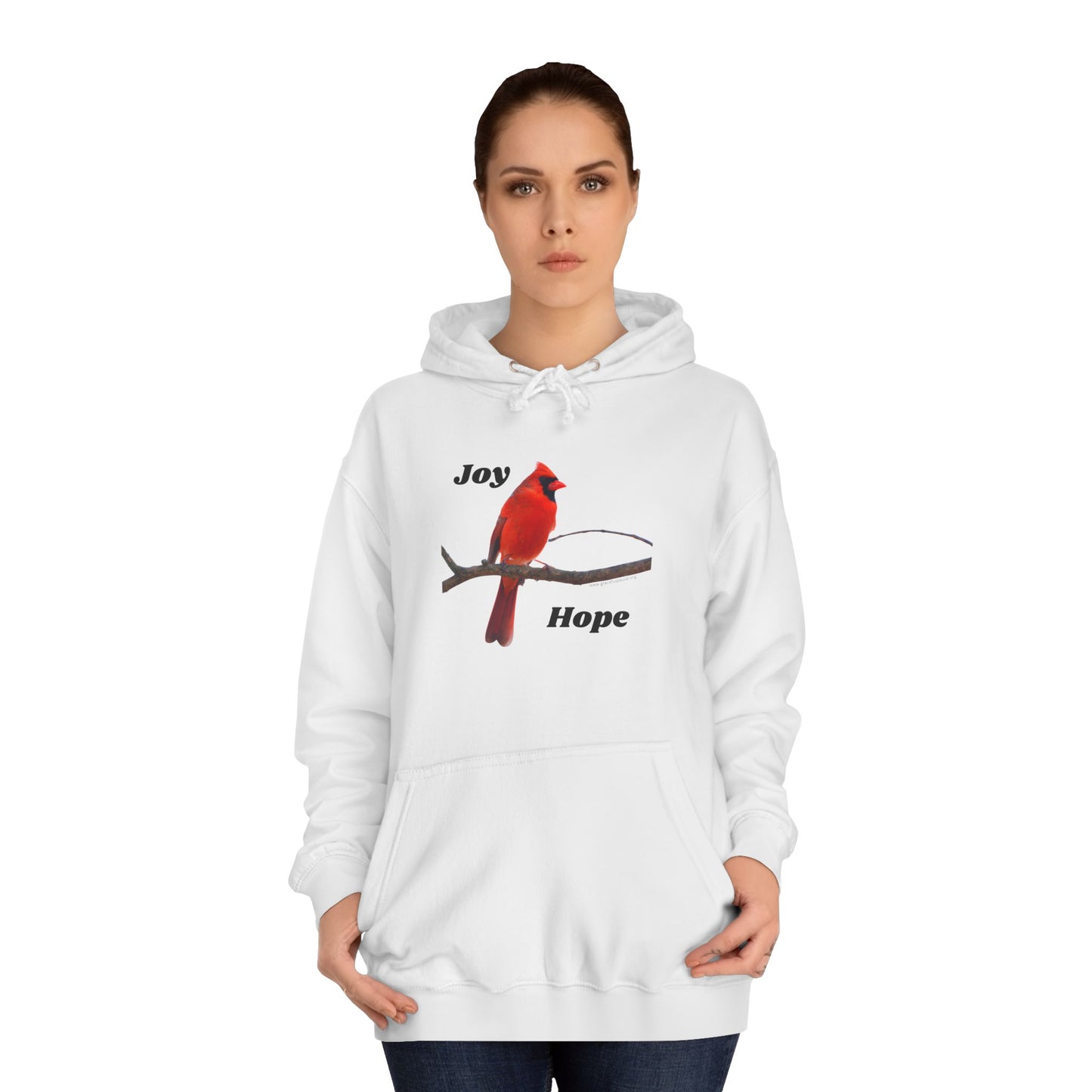 Cardinal - Joy and Hope - Unisex College Hoodie