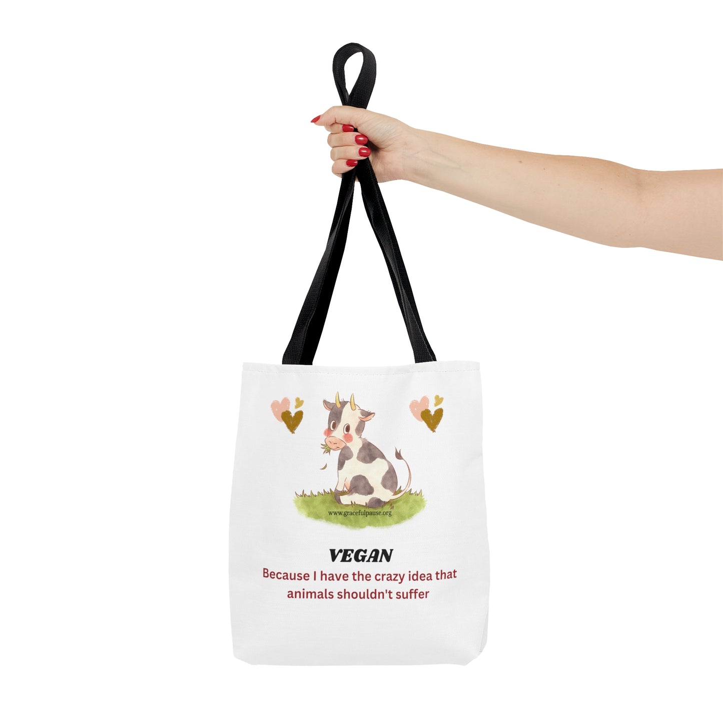 Vegan because... Tote Bag