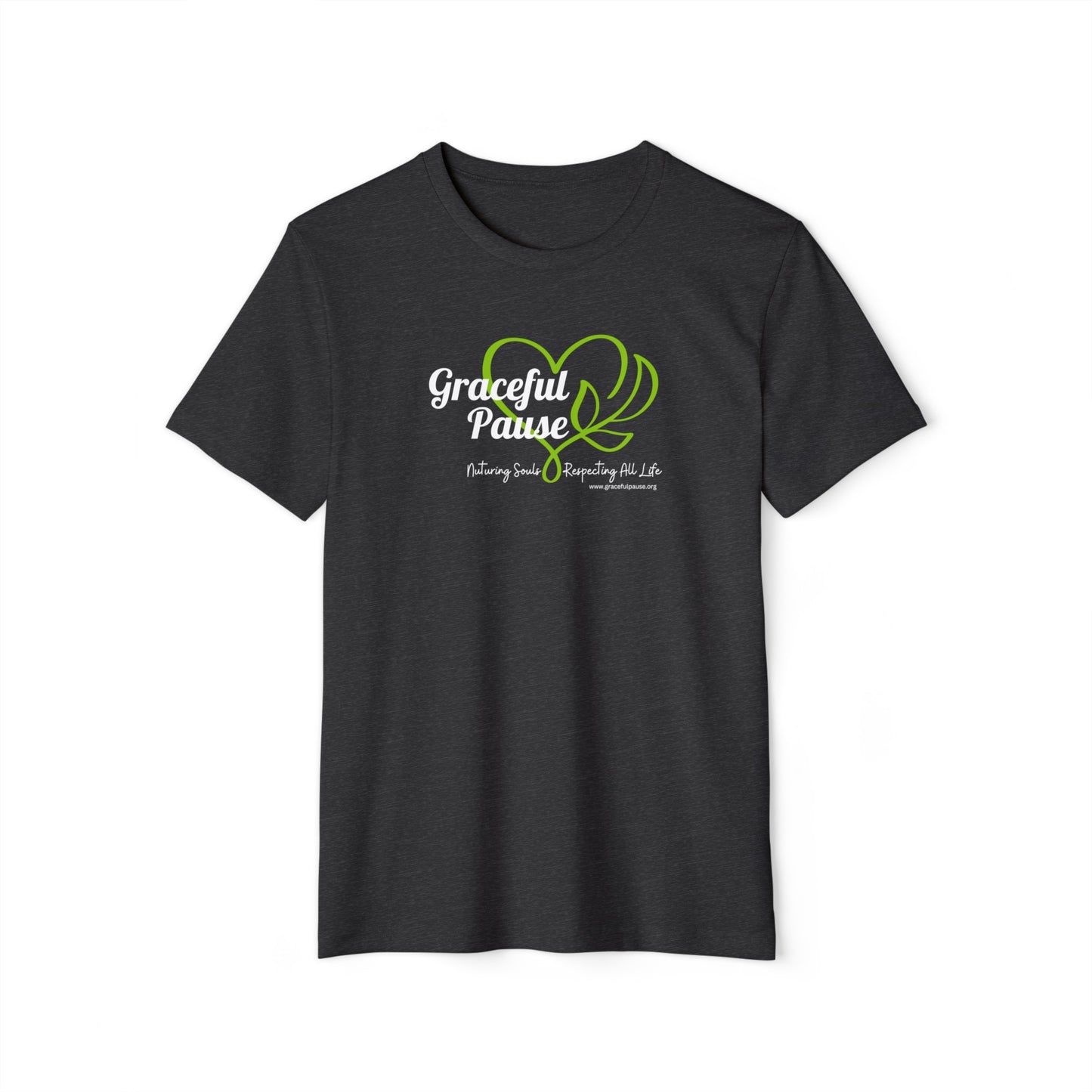 Graceful Pause Logo - Unisex Recycled Organic T-Shirt