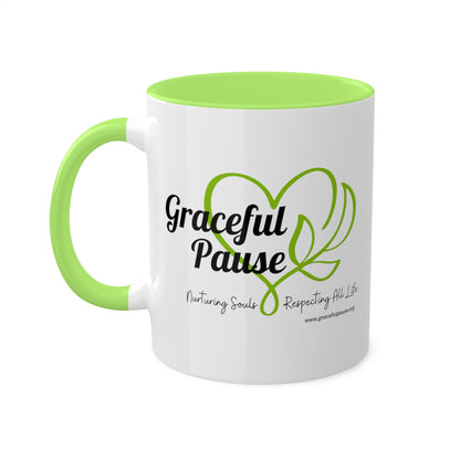 Graceful Pause Logo - Colorful Mugs, 11oz