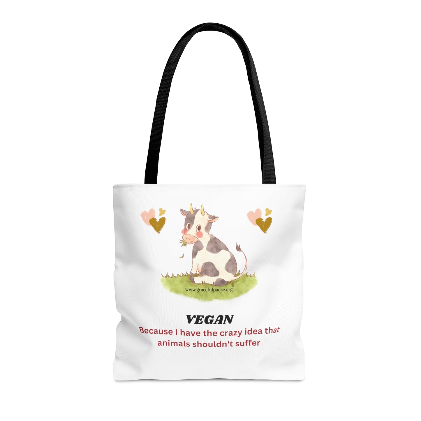 Vegan because... Tote Bag