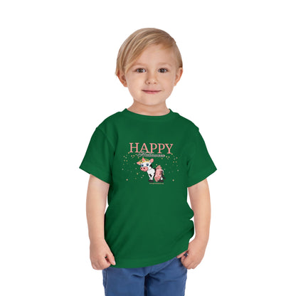 Happy Halloween - Princess Cow - Toddler Short Sleeve Tee