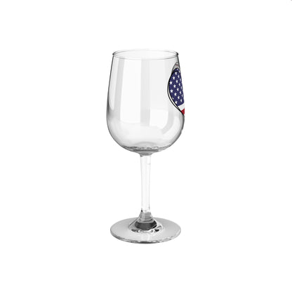 Patriotic Heart - Wine Glass, 12oz