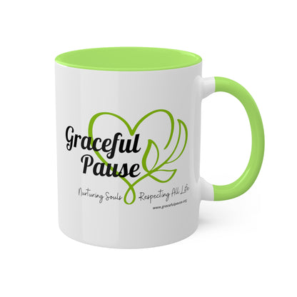 Graceful Pause Logo - Colorful Mugs, 11oz