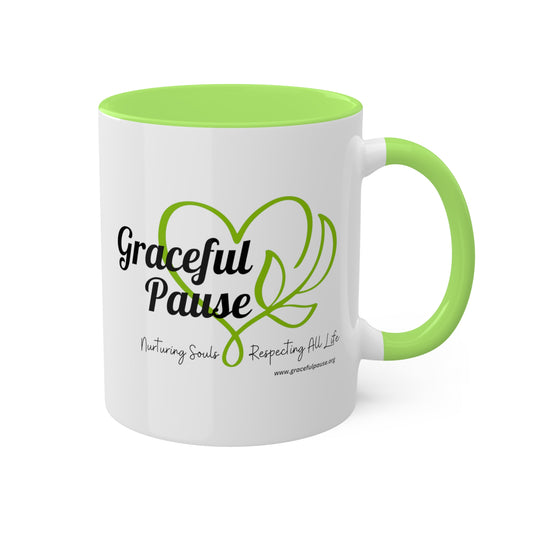 Graceful Pause Logo - Colorful Mugs, 11oz