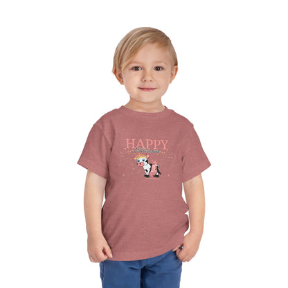 Happy Halloween - Princess Cow - Toddler Short Sleeve Tee