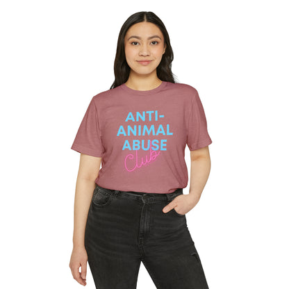 Anti-animal abuse club - Unisex Recycled Organic T-Shirt