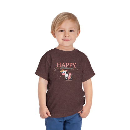 Happy Halloween - Princess Cow - Toddler Short Sleeve Tee