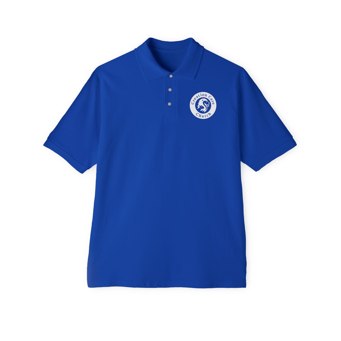 Creation Care Church logo - Men's Piqué Polo