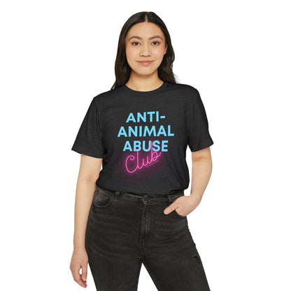 Anti-animal abuse club - Unisex Recycled Organic T-Shirt