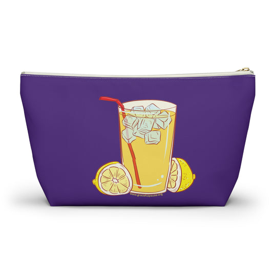 When life gives you lemons - Accessory Pouch w T-bottom