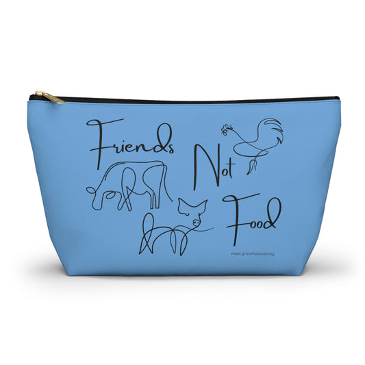 Friends Not Food - Accessory Pouch w T-bottom