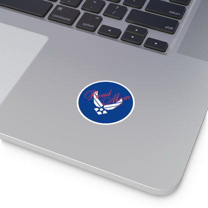 Proud Mom - Air Force - Round Stickers, Indoor\Outdoor