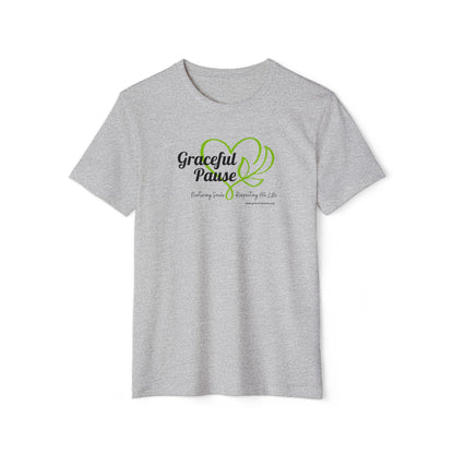 Graceful Pause Logo - Unisex Recycled Organic T-Shirt