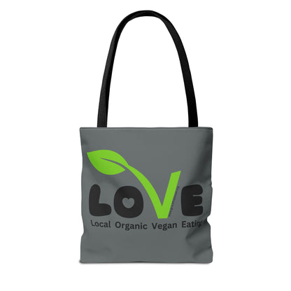 LOVE - Local Organic Vegan Eating - Tote Bag