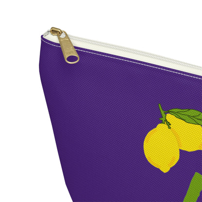 When life gives you lemons - Accessory Pouch w T-bottom