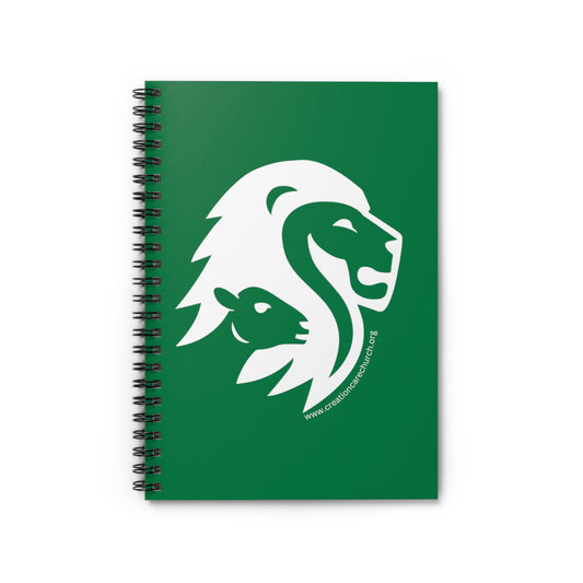 Creation Care Church Symbol - Spiral Notebook - Ruled Line