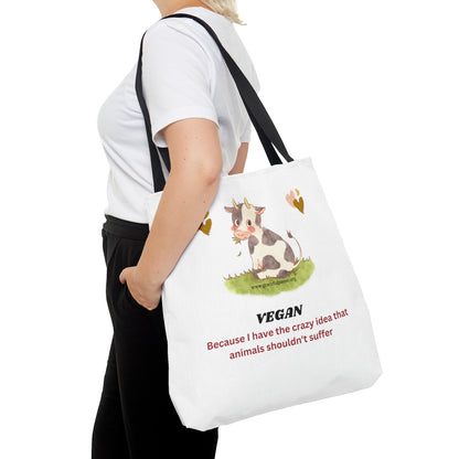 Vegan because... Tote Bag