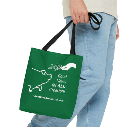 Creation Care Church - Good News for ALL Creation - Tote Bag