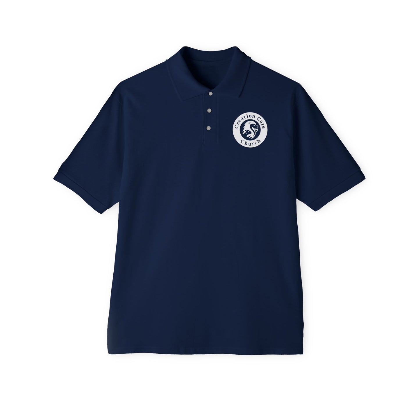 Creation Care Church logo - Men's Piqué Polo