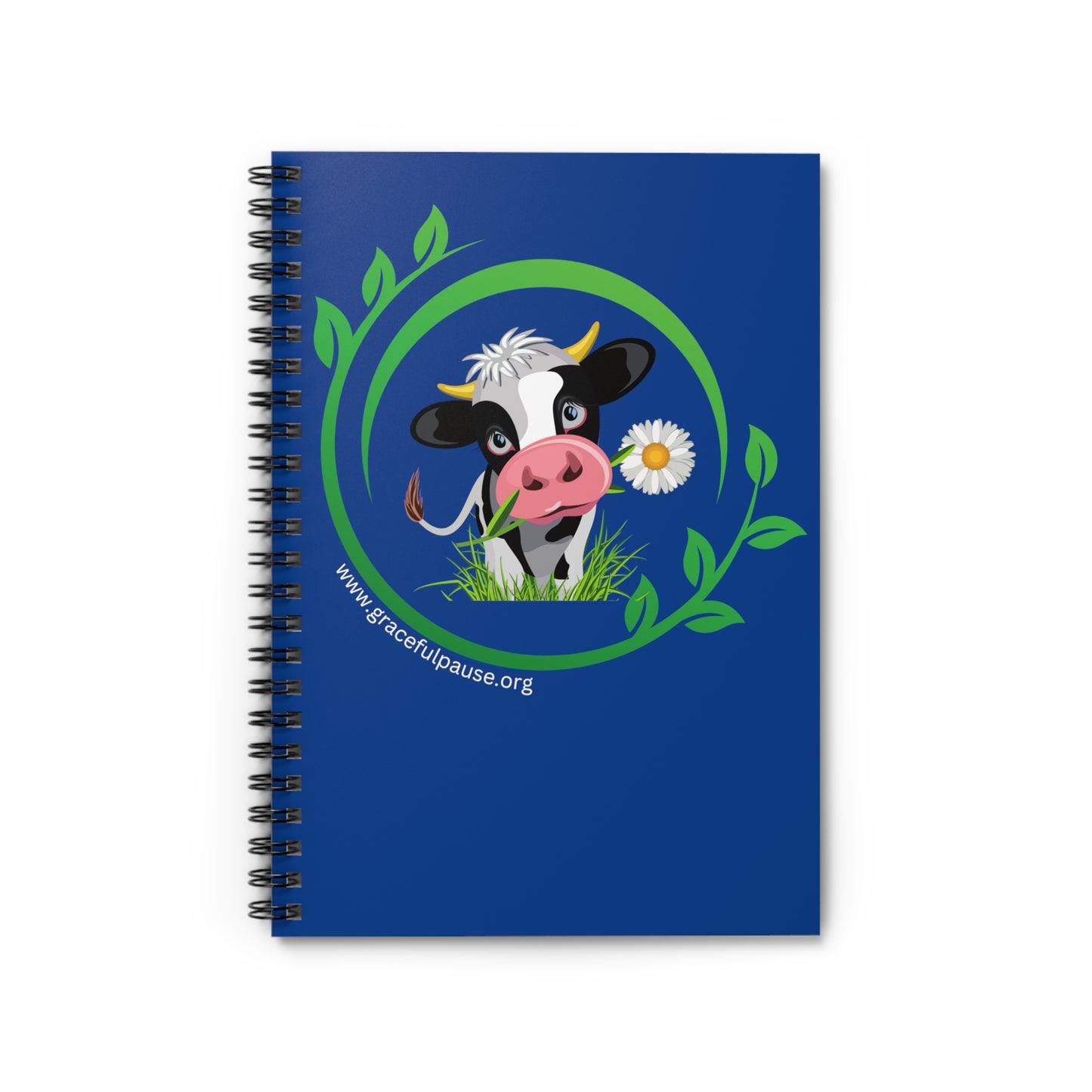 Pleading Cow - Spiral Notebook - Ruled Line