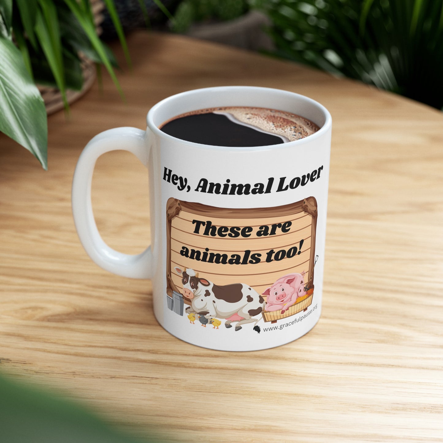 These are Animals Too - Ceramic Mug, (11oz, 15oz)