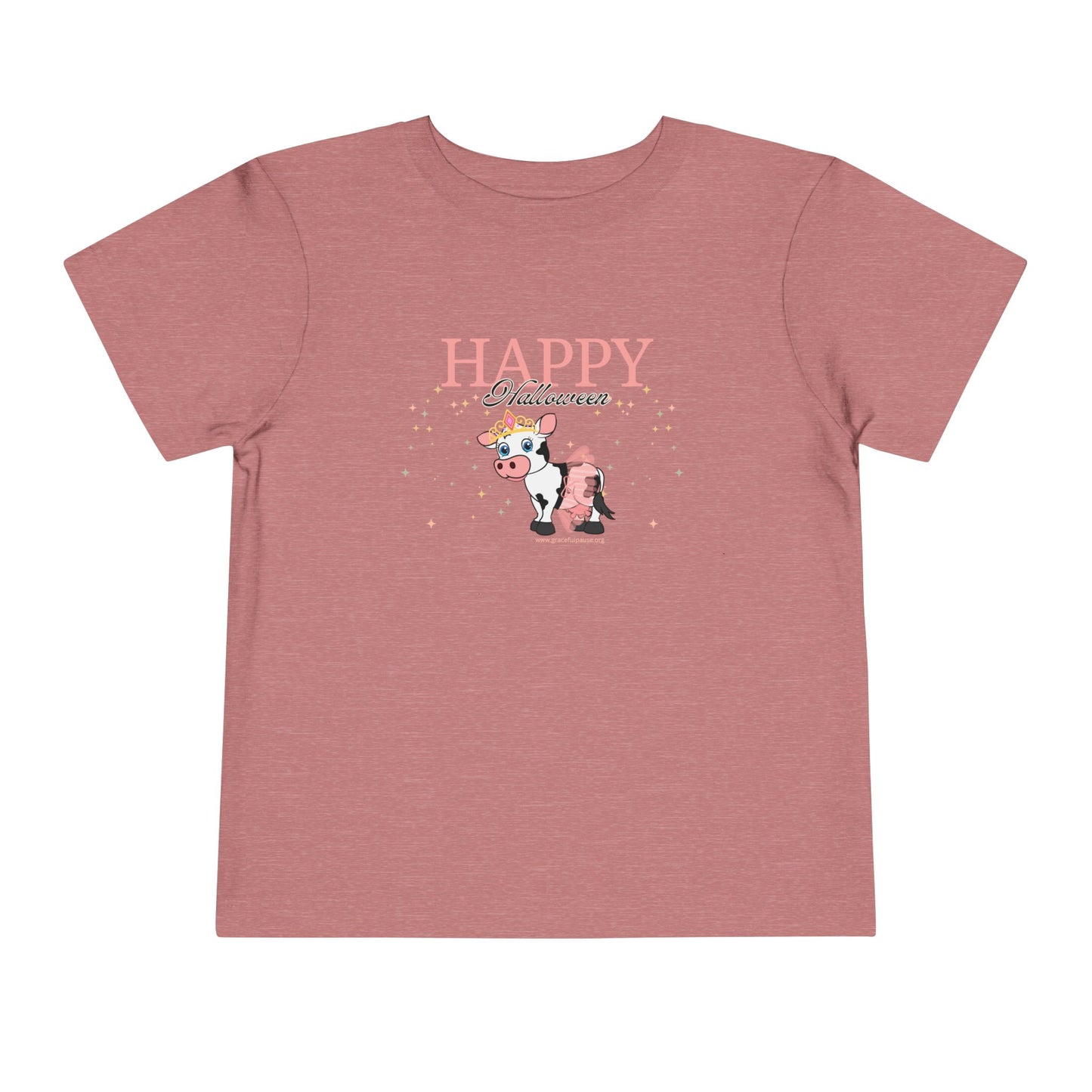 Happy Halloween - Princess Cow - Toddler Short Sleeve Tee