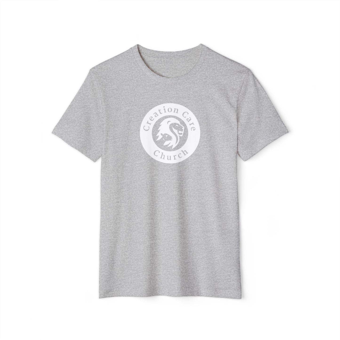 Creation Care Church - White Seal - Unisex Recycled Organic T-Shirt