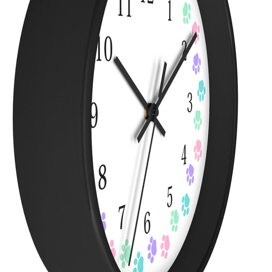 Paw Prints - Wall Clock