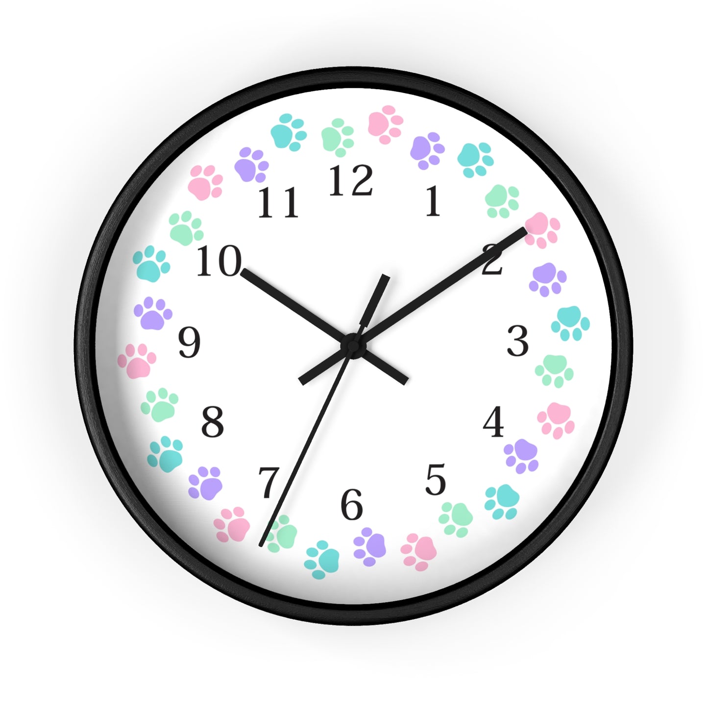 Paw Prints - Wall Clock