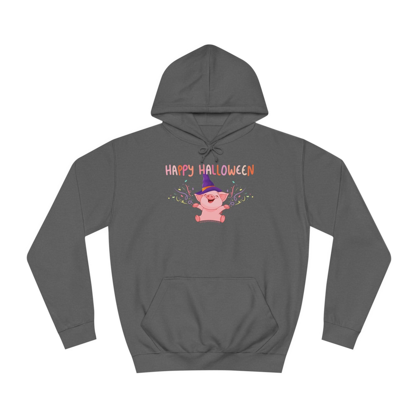 Happy Halloween Pig - Unisex College Hoodie