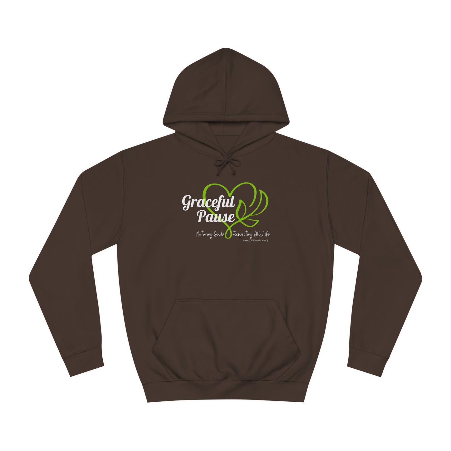 Graceful Pause Logo - Unisex College Hoodie