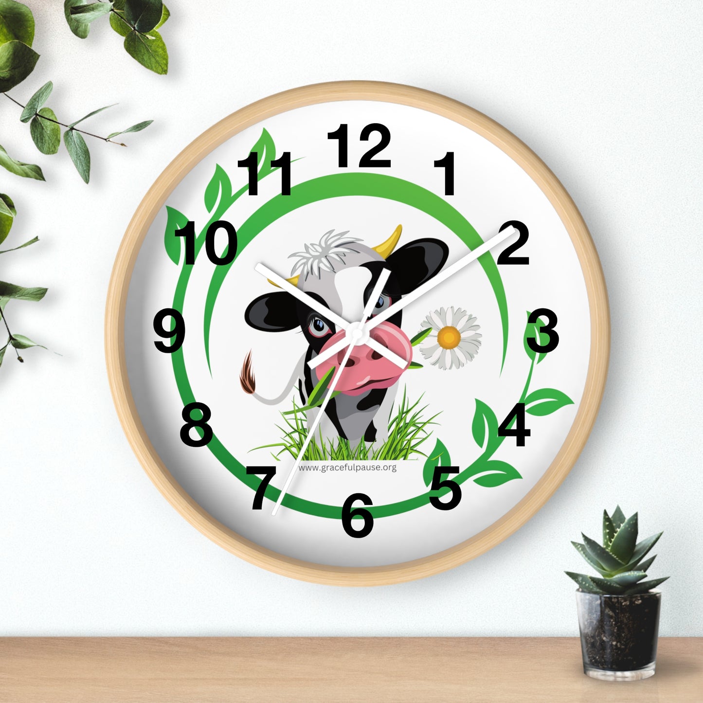 Pleading Cow - Wall Clock