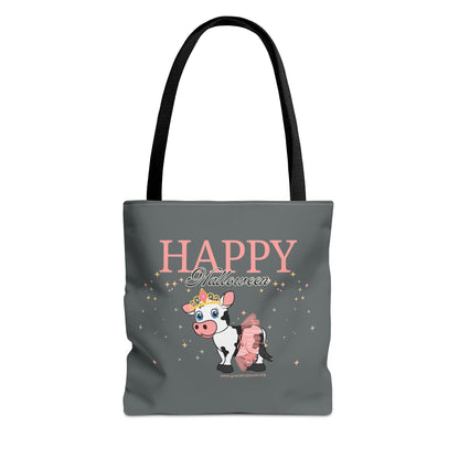 Happy Halloween - Cow - Tote Bag