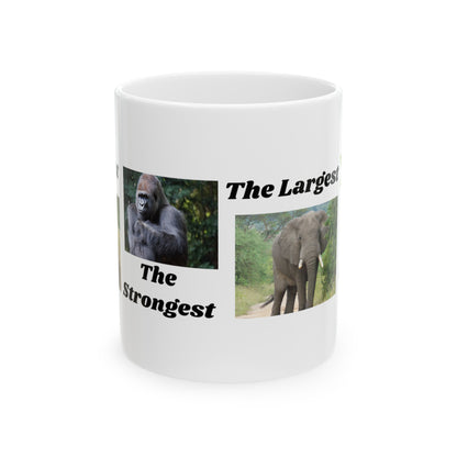 The Oldest, The Strongest, The Largest, are Fueled by Plants - Ceramic Mug, (11oz, 15oz)