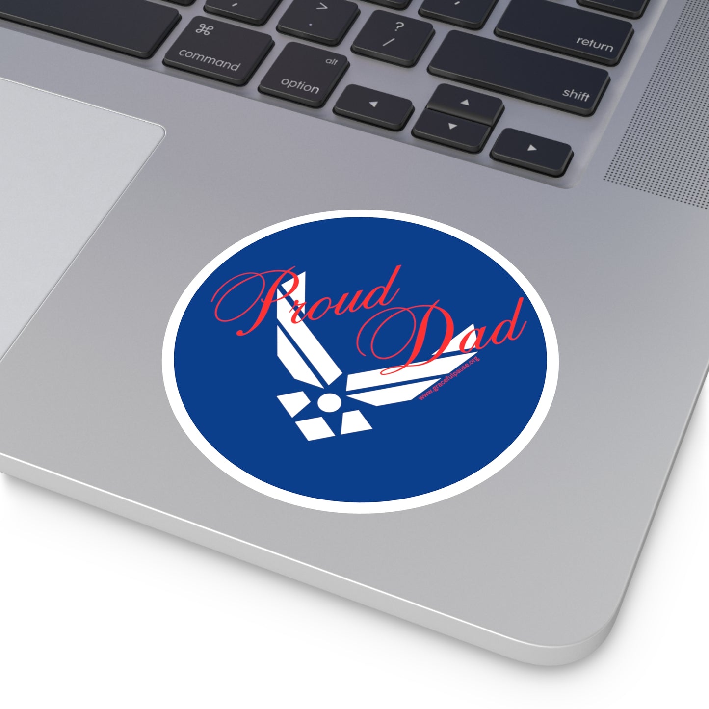 Proud Dad - Air Force - Round Stickers, Indoor\Outdoor