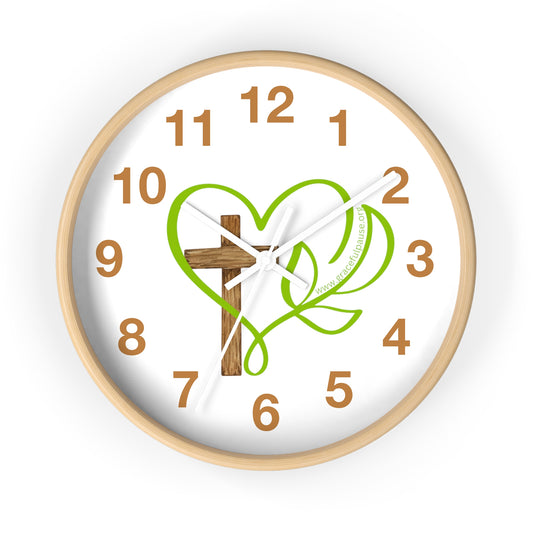 Christian Vegan - Wall Clock