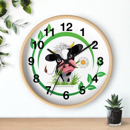 Pleading Cow - Wall Clock