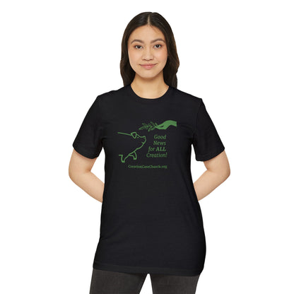 Creation Care Church - Green Good News for All Creation - Unisex Recycled Organic T-Shirt