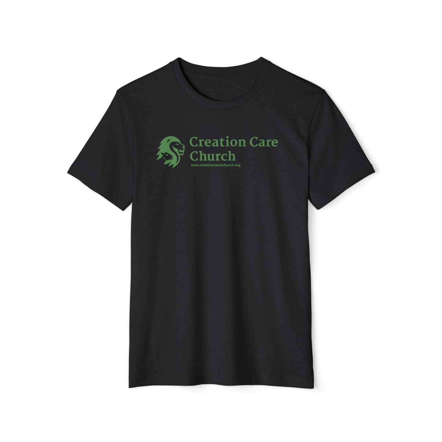 Creation Care Church Green Logo - Unisex Recycled Organic T-Shirt