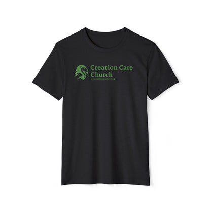 Creation Care Church Green Logo - Unisex Recycled Organic T-Shirt