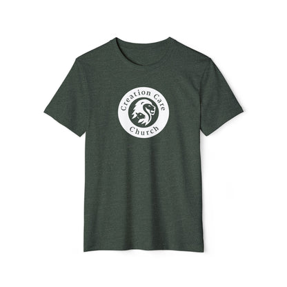 Creation Care Church - White Seal - Unisex Recycled Organic T-Shirt